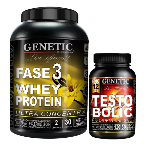 Aumento Muscular Proteína F3 Potencia Sex Testobolic Genetic