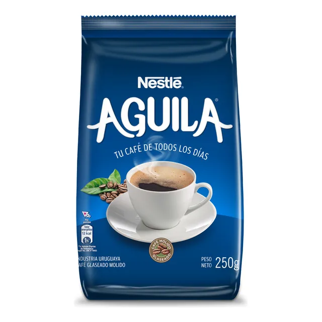 Café Molido Glaseado Águila 250 Grs