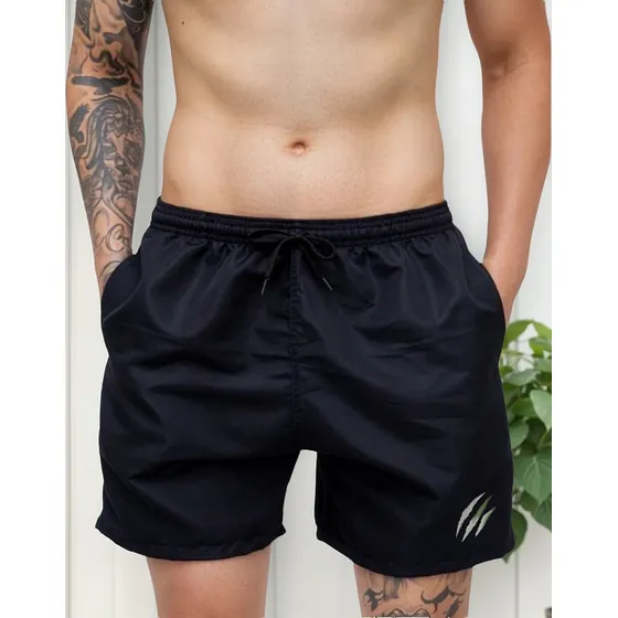 Short Praia Elastano Verão Mauricinho Tactel Estampado 