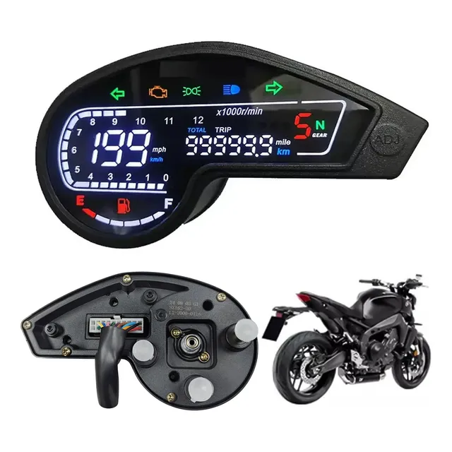 Tablero Para Moto Digital Universal Italika Dm150 Dm250