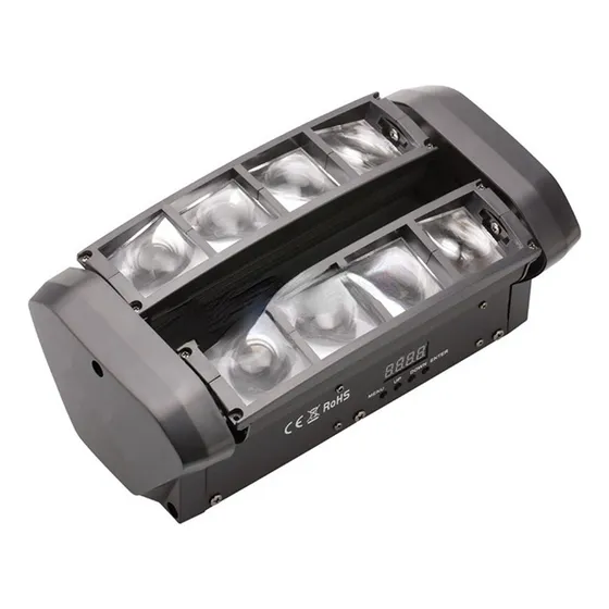 Mini Led 8x10w Rgbw Moving Head Light Led Spider Beam