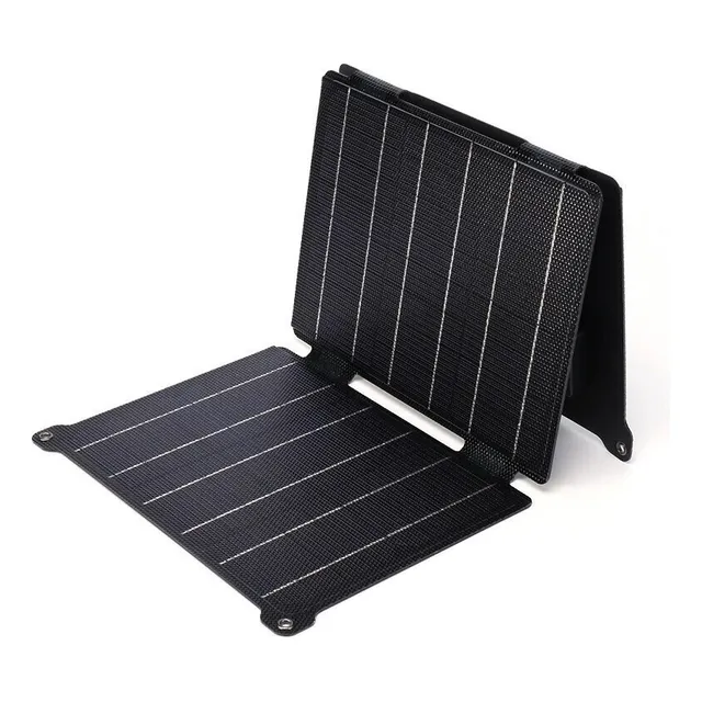 Power Bank Solar Portátil Plegable De 3 Páneles Solares Usb