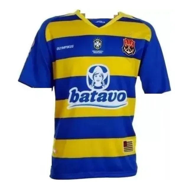 Camisa Flamengo Olympikus 2010 Azul Amarela Original Nova 