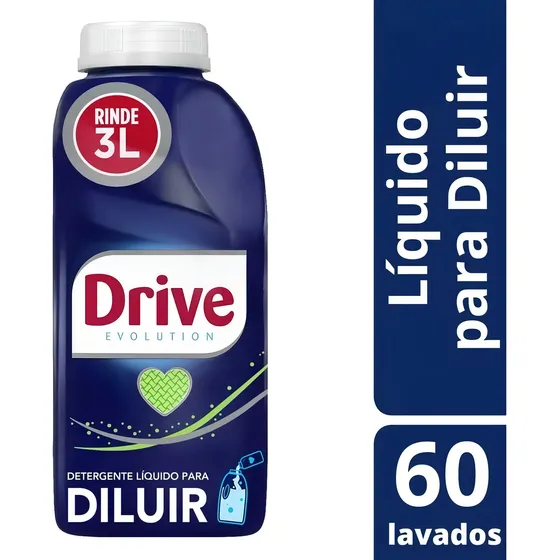 Drive Detergente Líquido Para Diluir 500ml Rinde Para 3 Litr