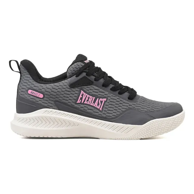 Tênis Everlast Range 3 Feminino Cinza Rosa Cross Academia