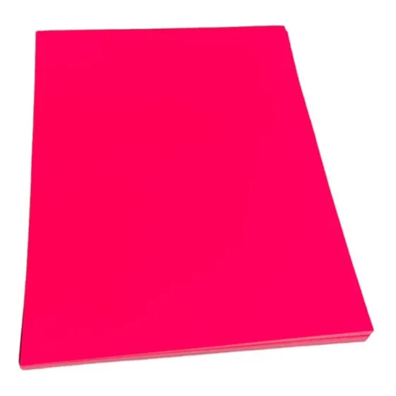 Papel Autoadherible Radiante Rosa  Carta 100h Paq