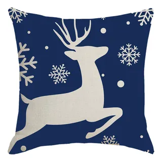 Fundas De Almohada Con Colgante Navideño, 18 X 18 Pulgadas, Fundas De Almohada Con Colgante Navideño, 18 X 18 Pulgadas,