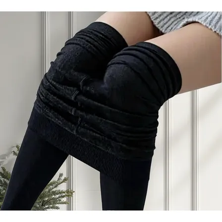 Calza Panty Con Chiporro De Invierno Forrada Unitalla