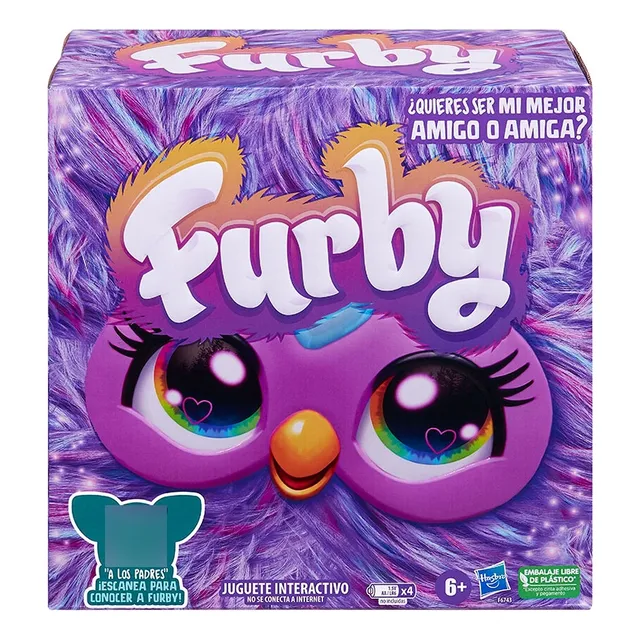 Peluche Interactivo Furby C Sonidos Luces Mov Activado X Voz