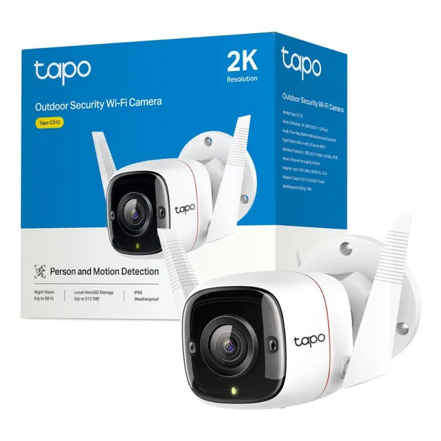 Camara Tp-link Tapo Ip C310 Para Exterior Wifi Fhd 1080p Sd 