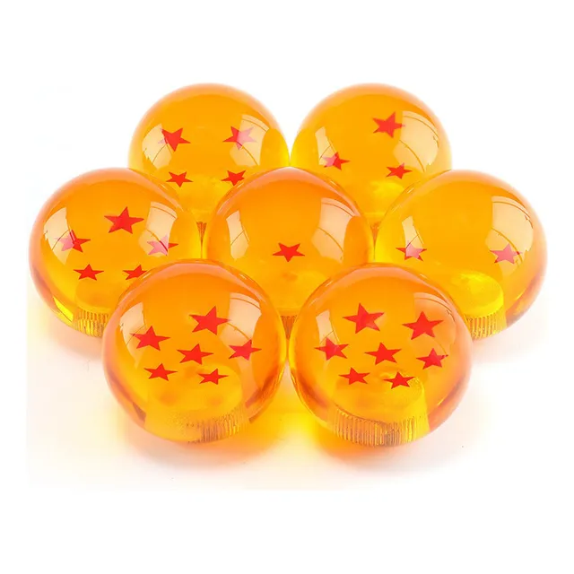 Juguete De Esferas Del Dragon Resina De Goku 7pz Con Caja