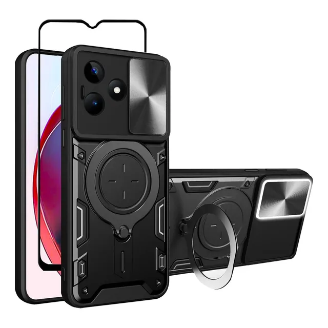 Funda Uso Rudo Case Para Zte Blade V50 Smart / Blade A73 4g Carcasa + 10d Mica