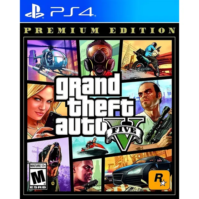 Grand Theft Auto V Gta 5 Premiumedition Playstation 4 Fisico
