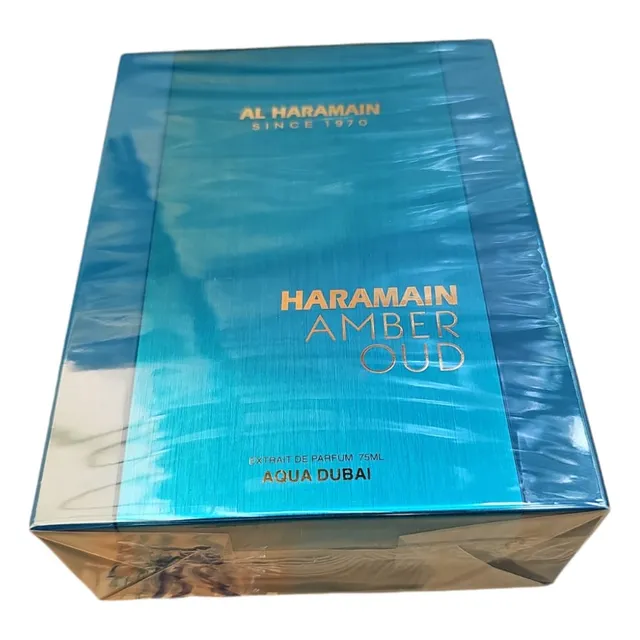 Al Haramain Amber Oud Aqua Dubai Edp 75ml Spray Volumen De La Unidad 75 Ml