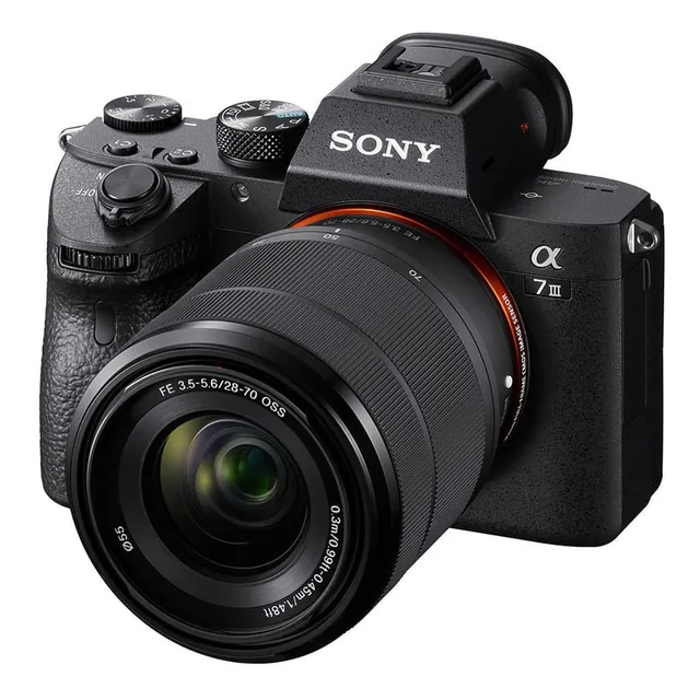 Cámara Profesional Sony Fullframe A7 Iii + Lente- Ilce7m3k Color Negro