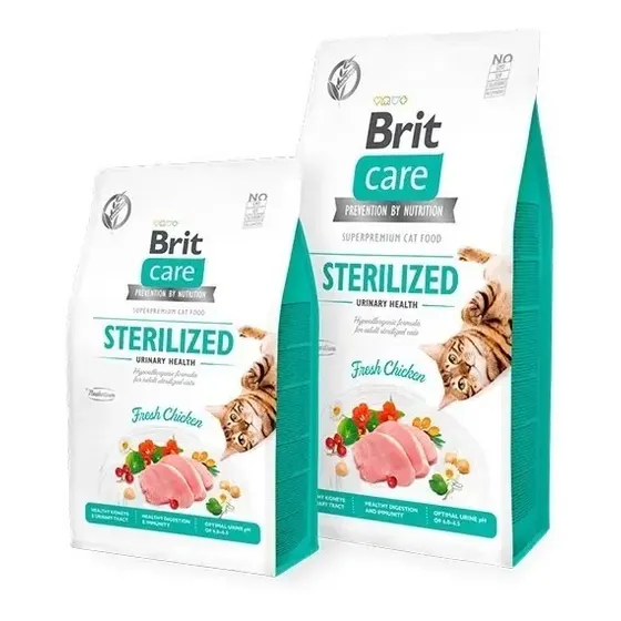 Brit Care Cat Sterilized Urinary Comida Seca Gatos Esterilizados 7 Kg