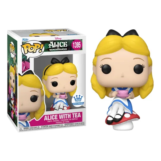 Funko Pop Disney Alice No Pais Das Maravilhas con té 1395