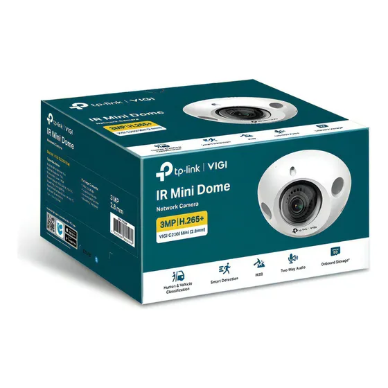 Cámara IP Wifi Tp-link Vigi C230i(2.8mm) IR Mini Domo 3mp Color Blanco