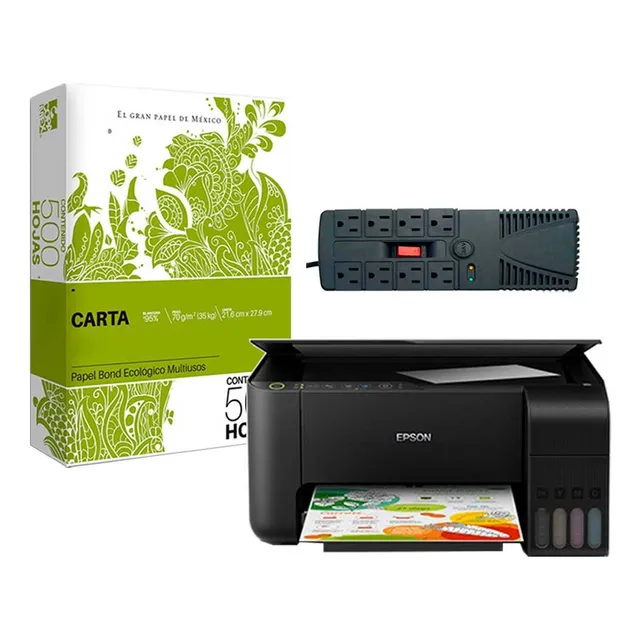 Impresora Epson L3250 Con Wifi 100/240v 500hojas + Regulador