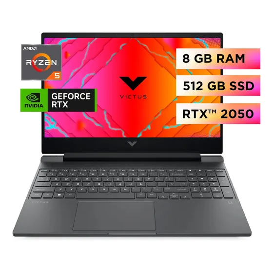 Notebook Hp Gamer Victus 15-fb1007la AMD R5 8gb 512gb Rtx2050 4gb