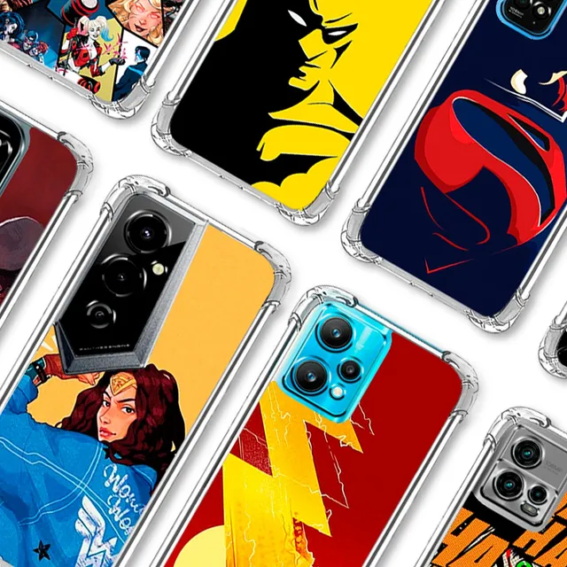 Forro Antigolpes Dc Comics Infinix Todos Los Modelos