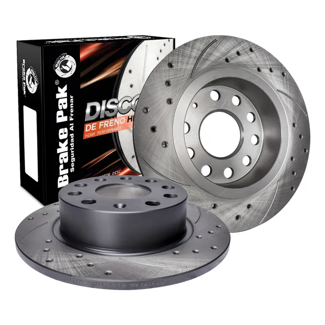Discos De Freno Trasero Brake Pak Para Volkswagen Jetta 2.5
