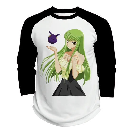 Playera Raglan 3/4 Anime Code Geass Cc Waifu #2036