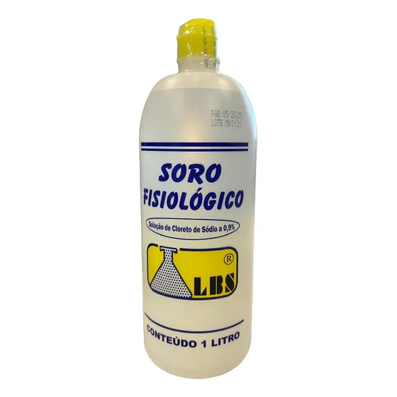 Soro Fisiológico Lbs - Cloreto De Sódio 0,9% - 1 Litro