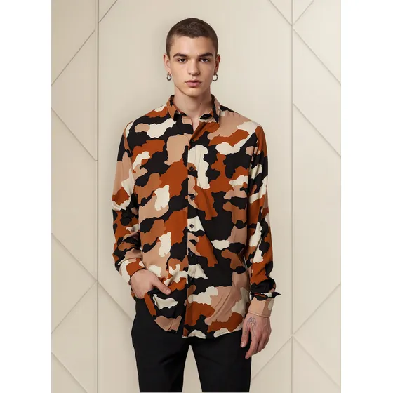 Camisa Manga Larga Estampada Moondancer 3 Luxo