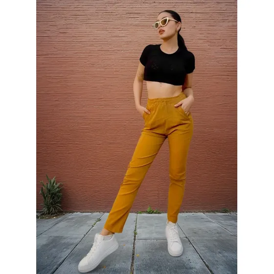 Mom Cata! Pantalon Mom Bengalina Dama