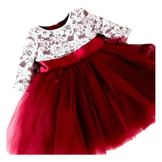 Vestidos De Bautizo Blanco Para Niñas Tallas 1 2 4 6 8 