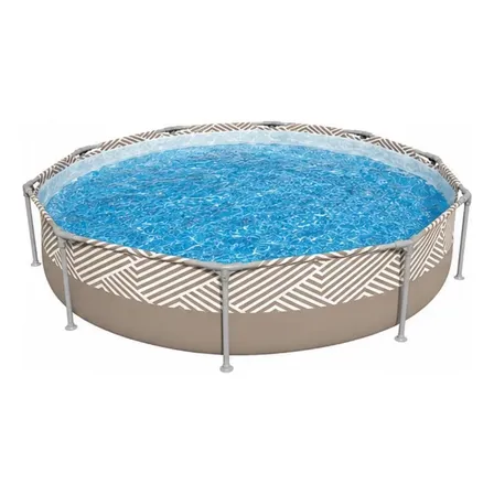 Piscina Com Armação Circular 3.600l Mor Mor Geométrico