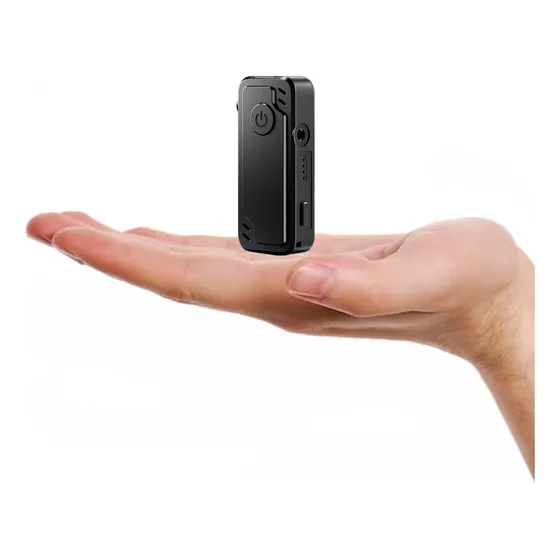  Gogo Electronics Mini Grabadora Voz Portatil Microfono 360° Usb Espia Mp3 16g Color Negro