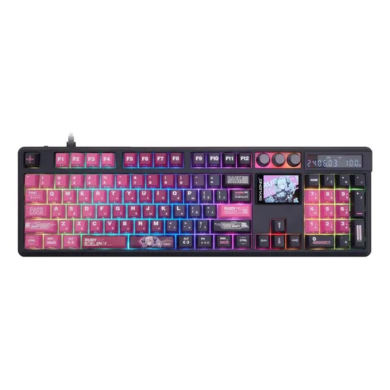 Teclado Skyloong Gk104 Pro Quantum Mech02 Bluetooth Pantalla
