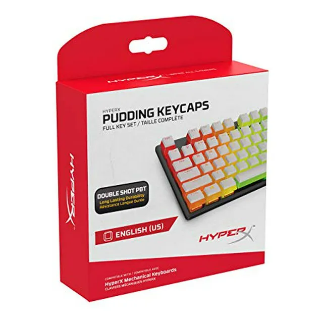 Hyperx Pudding Keycaps Pbt Set Para Teclados Mecánicos 104 T