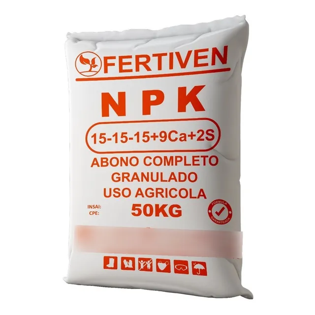 Npk 15-15-15 Triple 15 Granulado 50kg Fertilizante Abono 