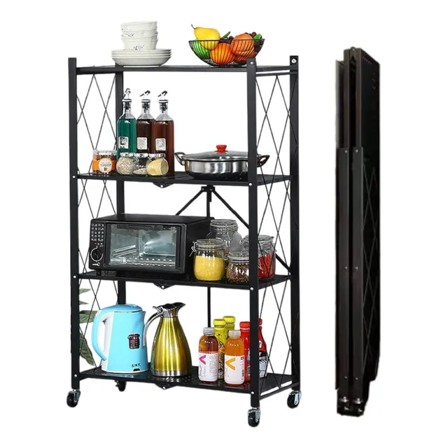 Estante Cocina Plegable Verduras Frutero 4 Niveles Almacenar