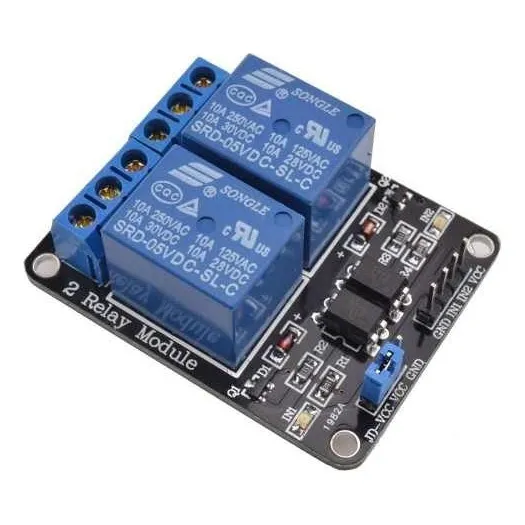Módulo Relé Relay 2 Canais Optacoplados 5v Para Arduino Esp