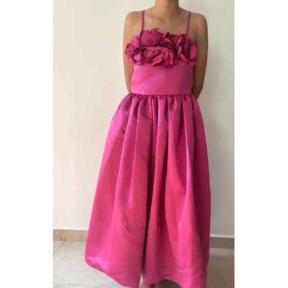 Vestido Juvenil De Noche Color Rosado