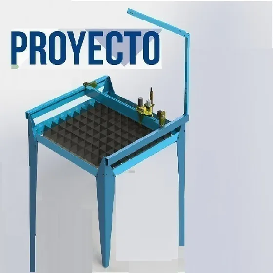 Proyecto Construye Mesa Corte Cnc Plasma Laser 2490x124