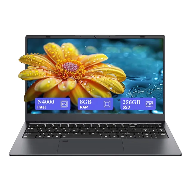 Computadora Laptop Notebook 8gb 256gb Ssd 1080p 14.1 Negro