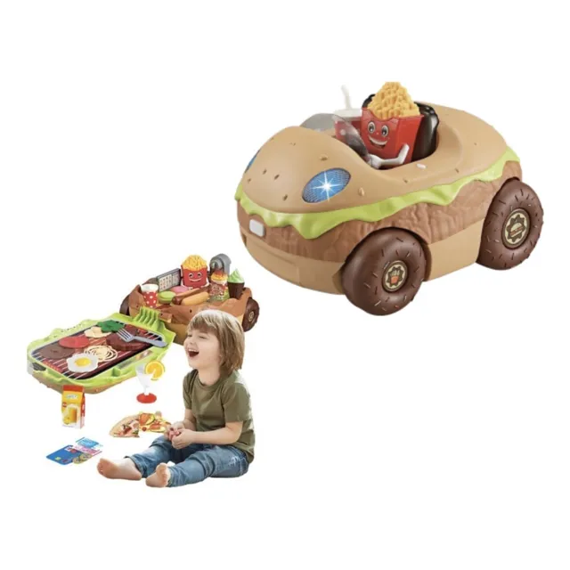 Carrito De Hamburguesas Toy Town Con Luces Y Sonidos