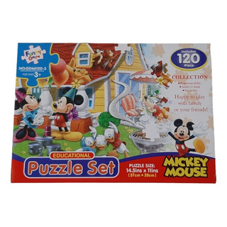 Rompecabezas 120 Pzs, Mickey Mouse, Puzzle, Divertido Rompecabezas 120 Pzs, Mickey Mouse, Puzzle, Divertido