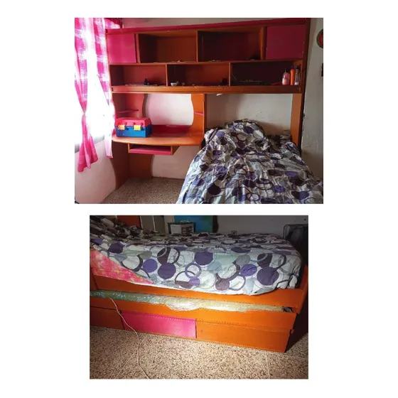 Juego De Cuarto Doble Cama Individual Desmontable