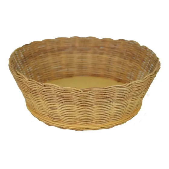 Cesta Em Vime Redonda M - 21,5cm