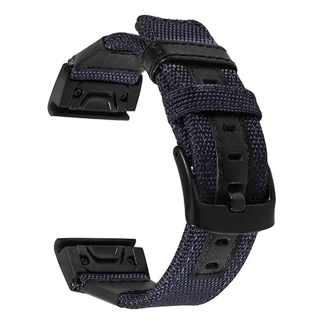 Correa Nailon Y Piel Para Garmin Fenix 6x / 6 / 5x/5/935
