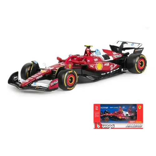 L Ferrari Sf-25 2025 Escala 1:43 Com Capacete Leclerc #16