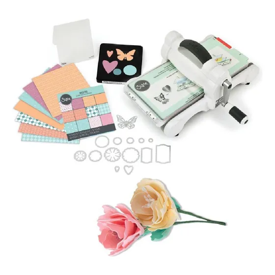 Máquina Manual De Corte Big Shot Starter Kit + Faca De Flor