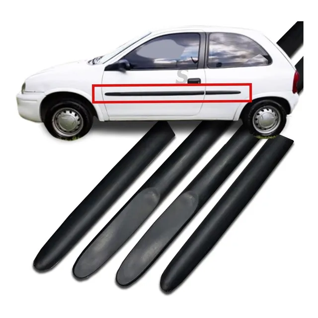 Baguetas Laterales Chevrolet Corsa 97/05 3p 4 Pzas Silvaflex