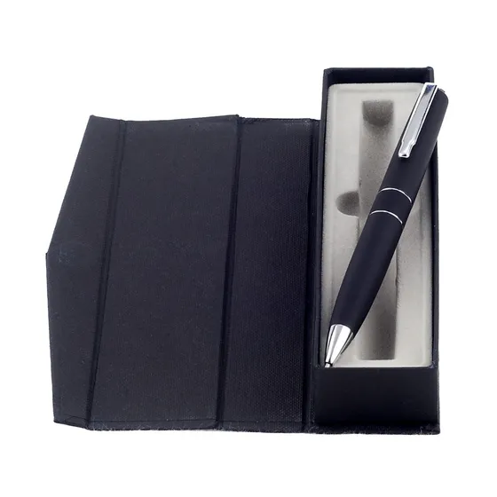 Boligrafo Cuerpo Metalico Engomado Grabado Personalizado